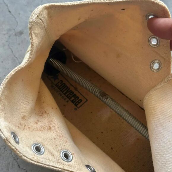 Vintage 80s Converse Chuck Taylor All Star High Top Sneakers Size 13.5 NOS main image 5
